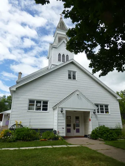 Exterior of former church.