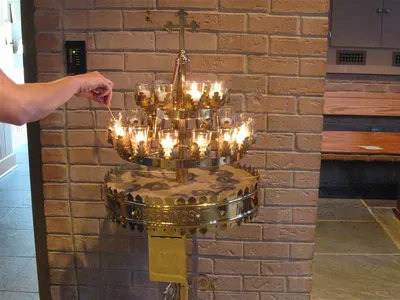 Prayer candles.