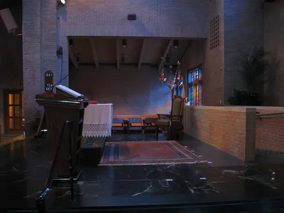 Sanctuary seen from right.