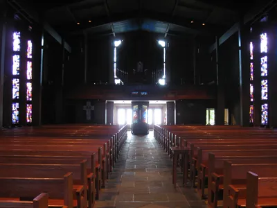 Church seen from the front.