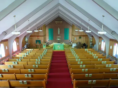 Seen from choir loft.
