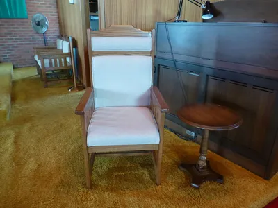 Celebrant's chair.