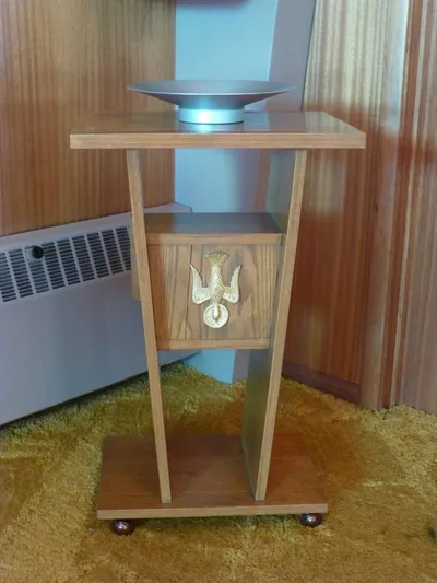 Baptismal font.