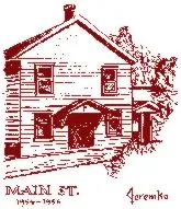 Illustration of original Main St. church in the Grange hall.