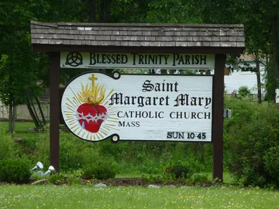 Church sign.