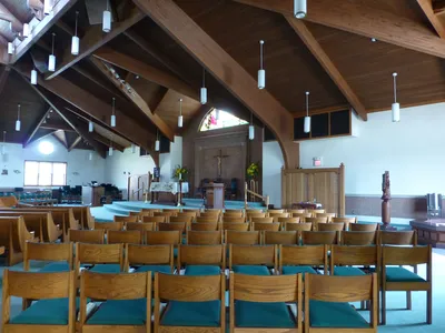 Sanctuary seen from the right side.