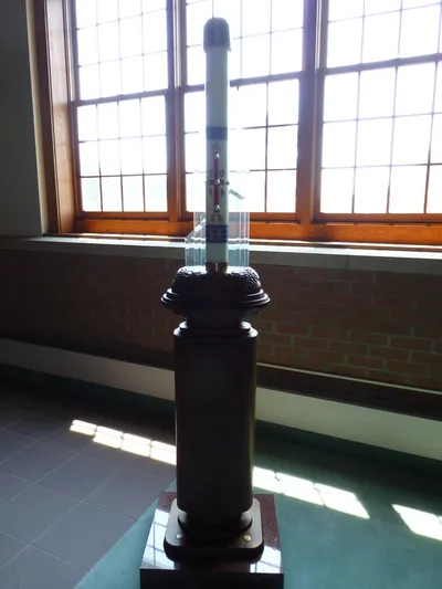 Paschal candle.