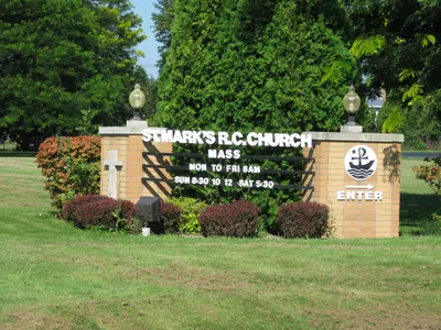 Church sign.