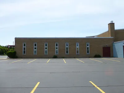Right side of former church.