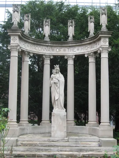 Madonna of the highways shrine.