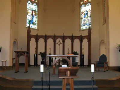 From back left corner.
