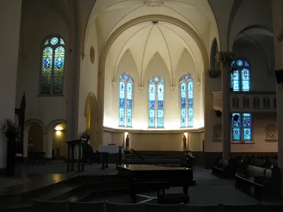 Front of the church.