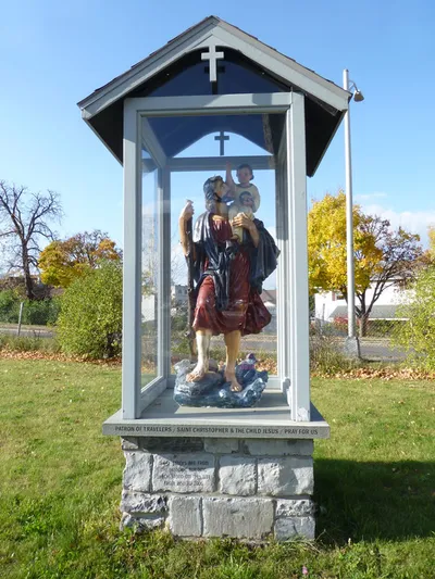 St. Christopher shrine.