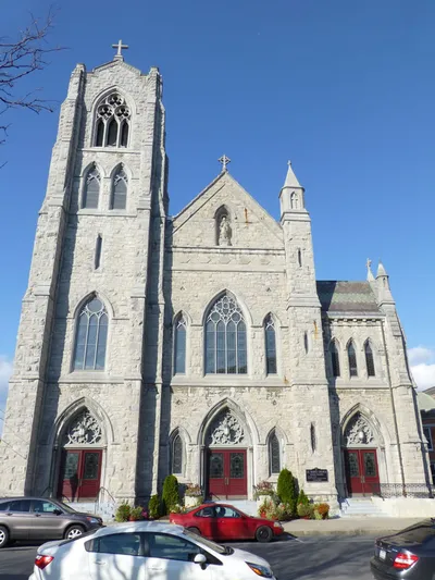 Front of the church.