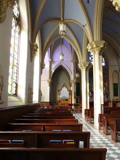 Left aisle.