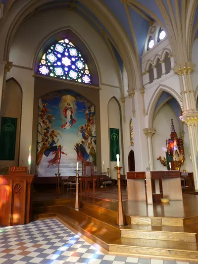 Sanctuary from left angle.