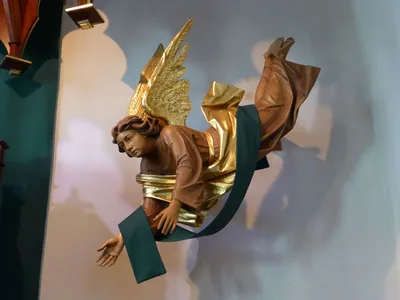 Angel statue.