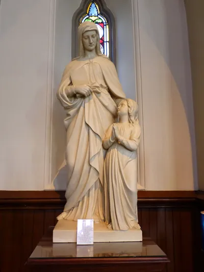 St. Agnes statue.