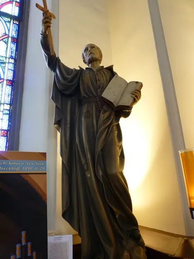 St. Ignatius Loyola statue.