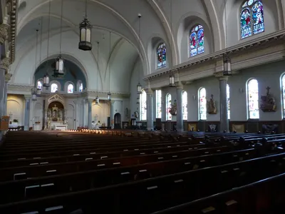 From back left corner.
