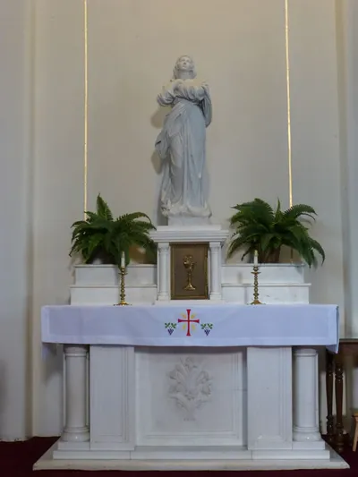 Left shrine.