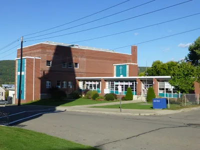 All Saints school across from church.