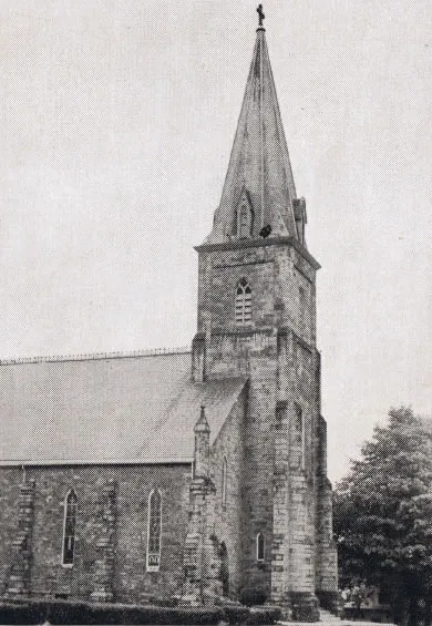 Exterior of church, 1939. Source: Catholic Courier Golden Jubilee Edition: 1889-1939
