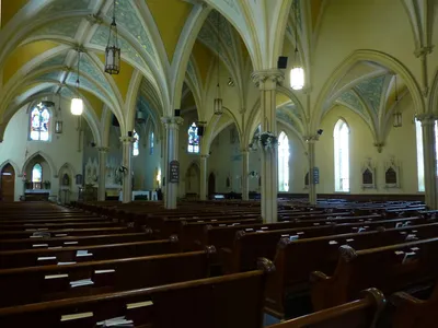From back left corner.