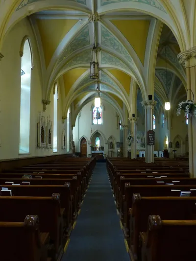 Left aisle.