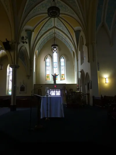 Sanctuary seen from right.