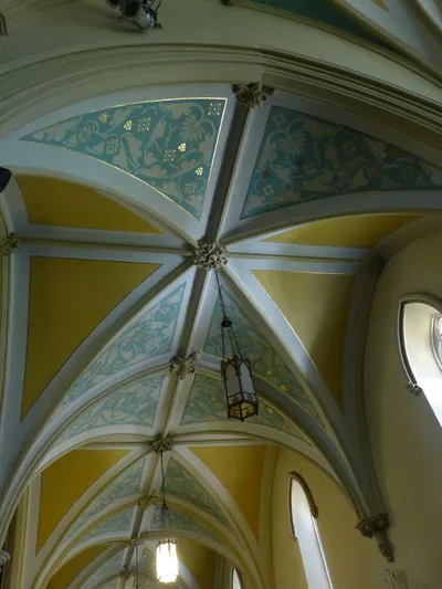 Ceiling designs.