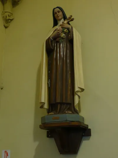 St. Theresa statue.
