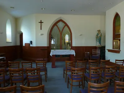 Interior of chapel.