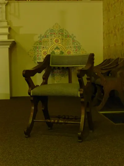 Celebrant's chair.