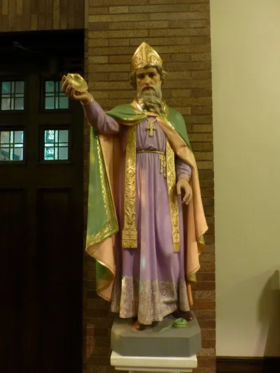 St. Patrick statue.