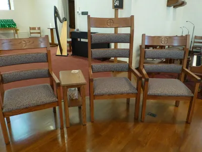 Celebrant's chair.