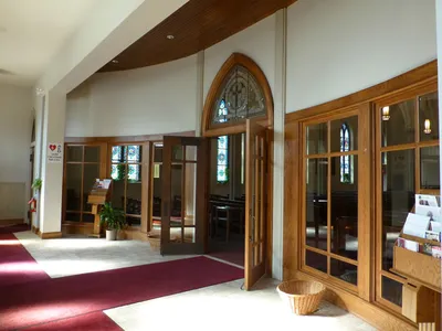 Narthex and main entrance.