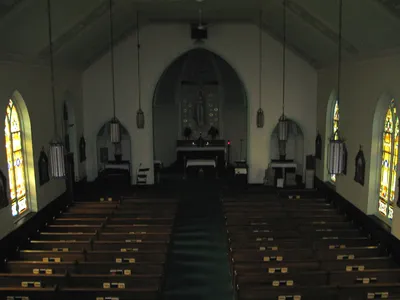 Seen from choir loft.