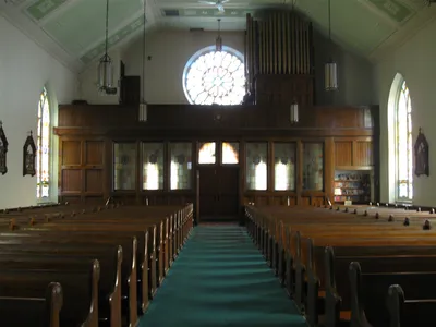 Church seen from the front.
