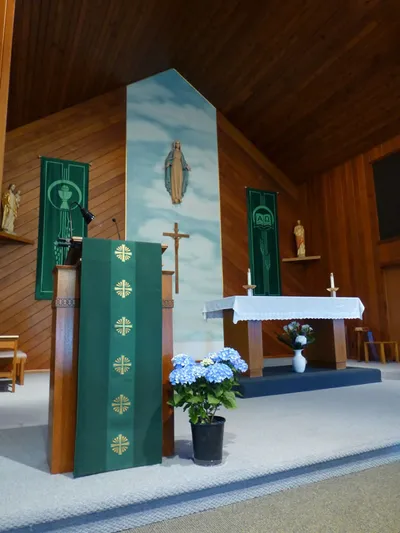 Sanctuary from left angle.