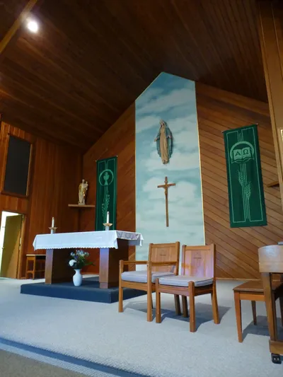 Sanctuary from right angle.