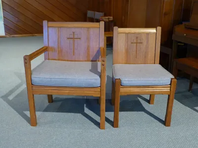 Celebrant's chair.