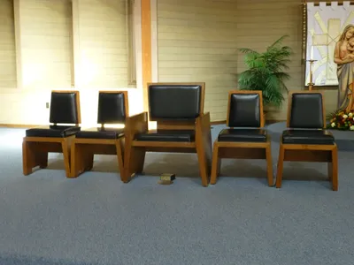 Celebrant's chair.