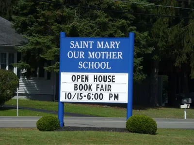 School sign.
