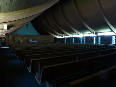 From back left corner.