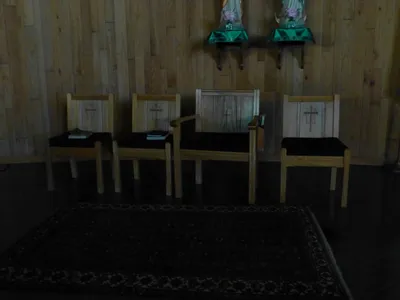Celebrant's chair.