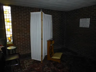 Confession room.