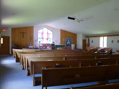 From back left corner.