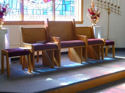 Celebrant's chair.
