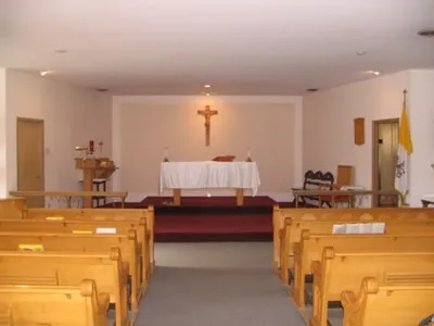 Church interior before 2009 closing. Source: Parish Web site